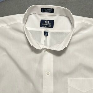 Stafford Men’s Dress Shirt “Super Shirt” Wrinkle Free 19 34-35